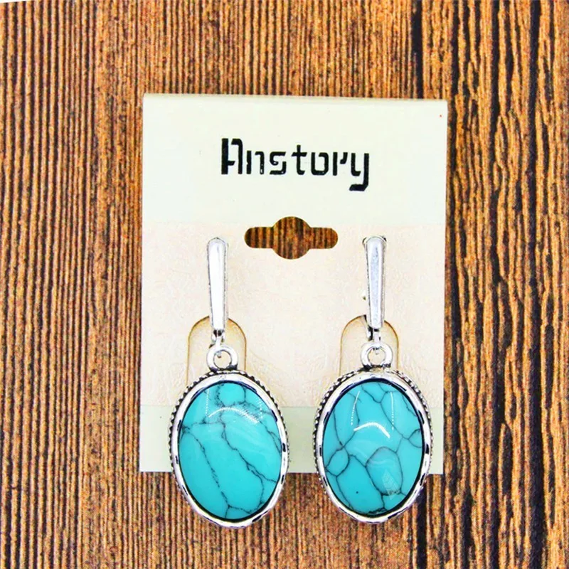 Овальный Природный камень комплект ювелирных изделий колье Цепочки и ожерелья