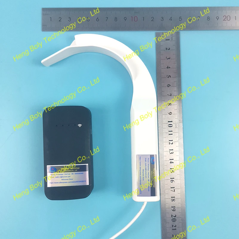 Laringoscopio de v&iacute;deo, laringoscopio inal&aacute;mbrico desechable, para intubaci&oacute;n-1