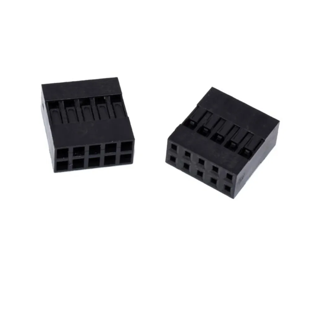 Двухрядные разъемы dupont 2 54 мм пластиковый корпус 2*2P 3 4 5 6 7 8 9 10 11 12 20P | Обустройство