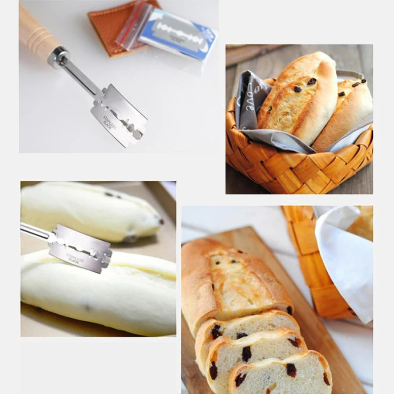 Ломтерезка для хлеба лезвие с деревянной ручкой инструмент резки резак торта
