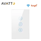 Умный Wi-Fi переключатель котла AVATTO 4400 Вт20 А с функцией мини-таймера 1530, переключатель водонагревателя, голосовые работы для Alexa Google Home