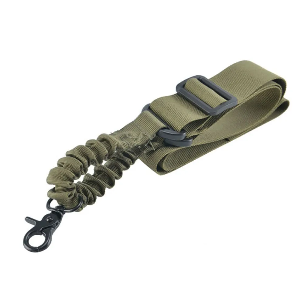 

Adjustable Bungee Single Point Rifle Sling AEG Crossbody Shoulder Strap Nylon Adjustable Airsoft Military Belts For Hunting