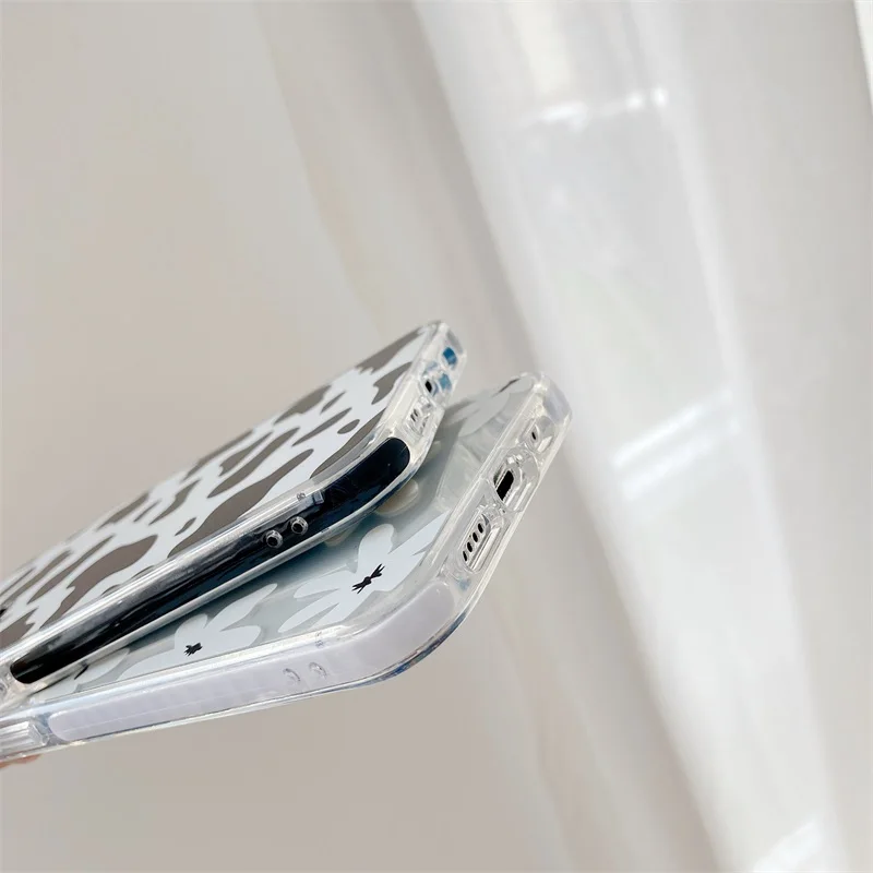 

Hot cute Floral Cow Pattern phone case For iphone 12 Pro Max 1111Pro Max XR XS Max 7 8 Plus INS lovely anti-Fall silicon cover