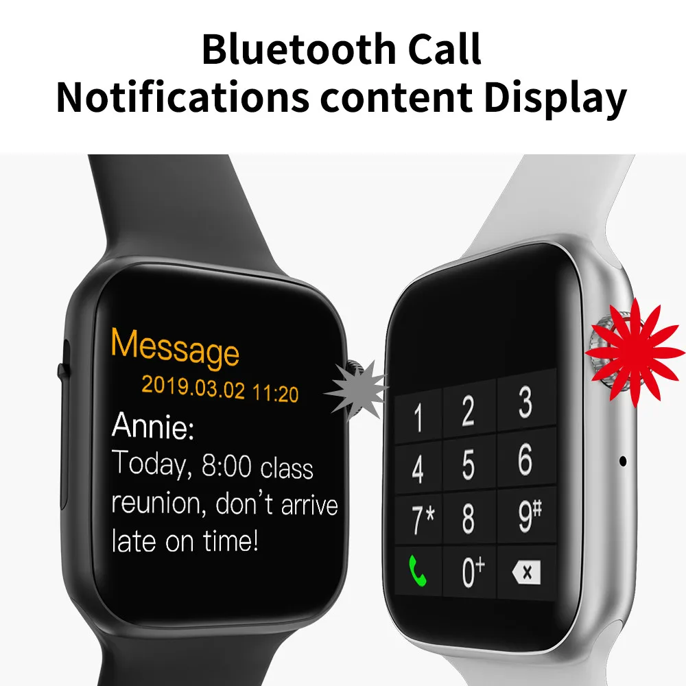W34 Bluetooth Вызов циферблат ответ часы Смарт браслет пульсометр фитнес трекер носить