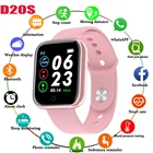 Умные часы D20S с Bluetooth, мужские спортивные Смарт-часы, пульсометр, трекер артериального давления, фитнес-браслет для Apple IOS Android