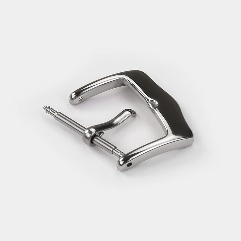 16mm 18mm 20mm 22mm Stainless Steel Mountain Clasp  Leather Pin Watch Buckle Rose Gold Silver Gold Black