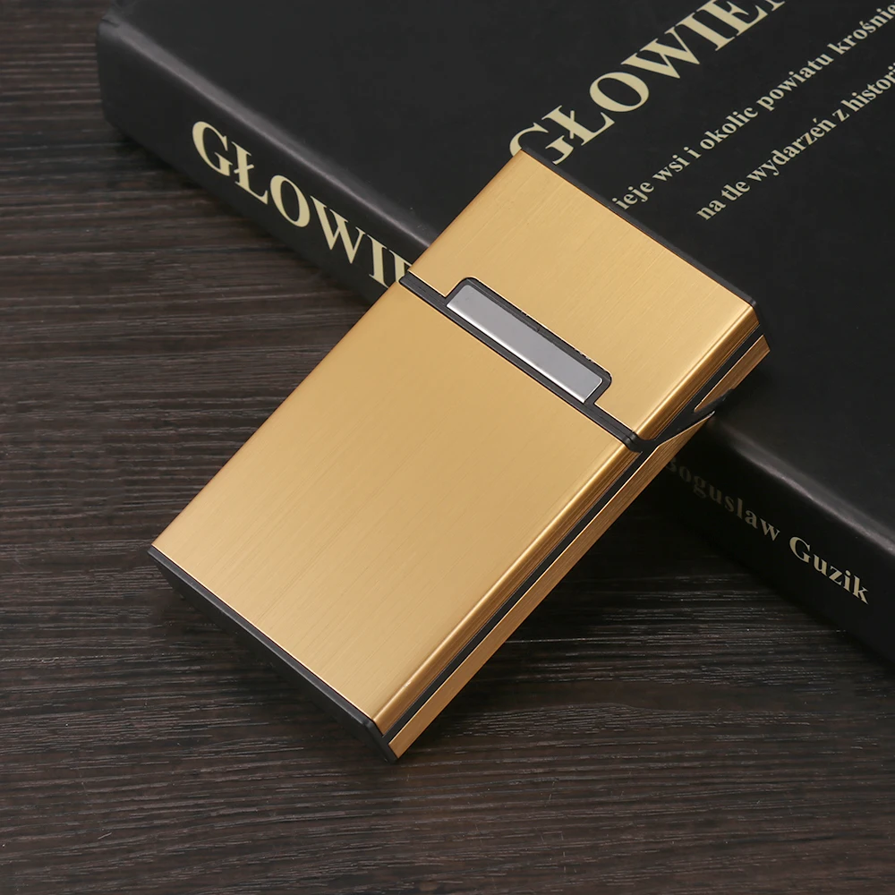 Индивидуальный портсигар тонкая металлическая коробка алюминиевый Подарочный