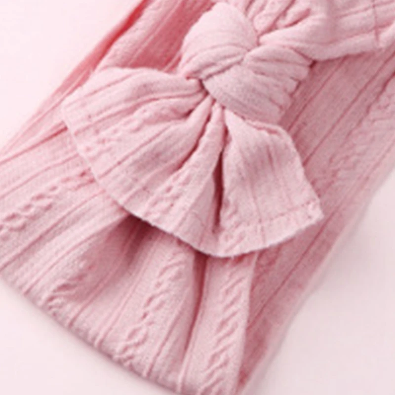 

Braided Nylon Bow Headband, Cable Braided Solid Wide Nylon Headscarf, Ladies Headband Hair Accessories