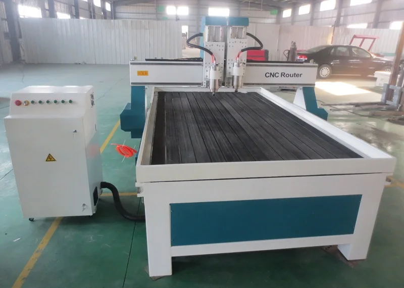 

Jinan GoodCut 1800*2500mm cnc router double head for coffin carving