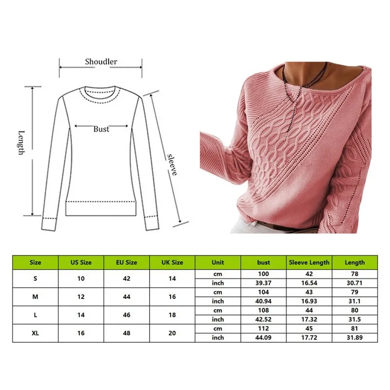 

2021 Autumn Winter Thick Sweater Women Knitted Ribbed Pullover Sweater Long Sleeve O-Neck Slim Jumper Soft Warm Pull Femme New