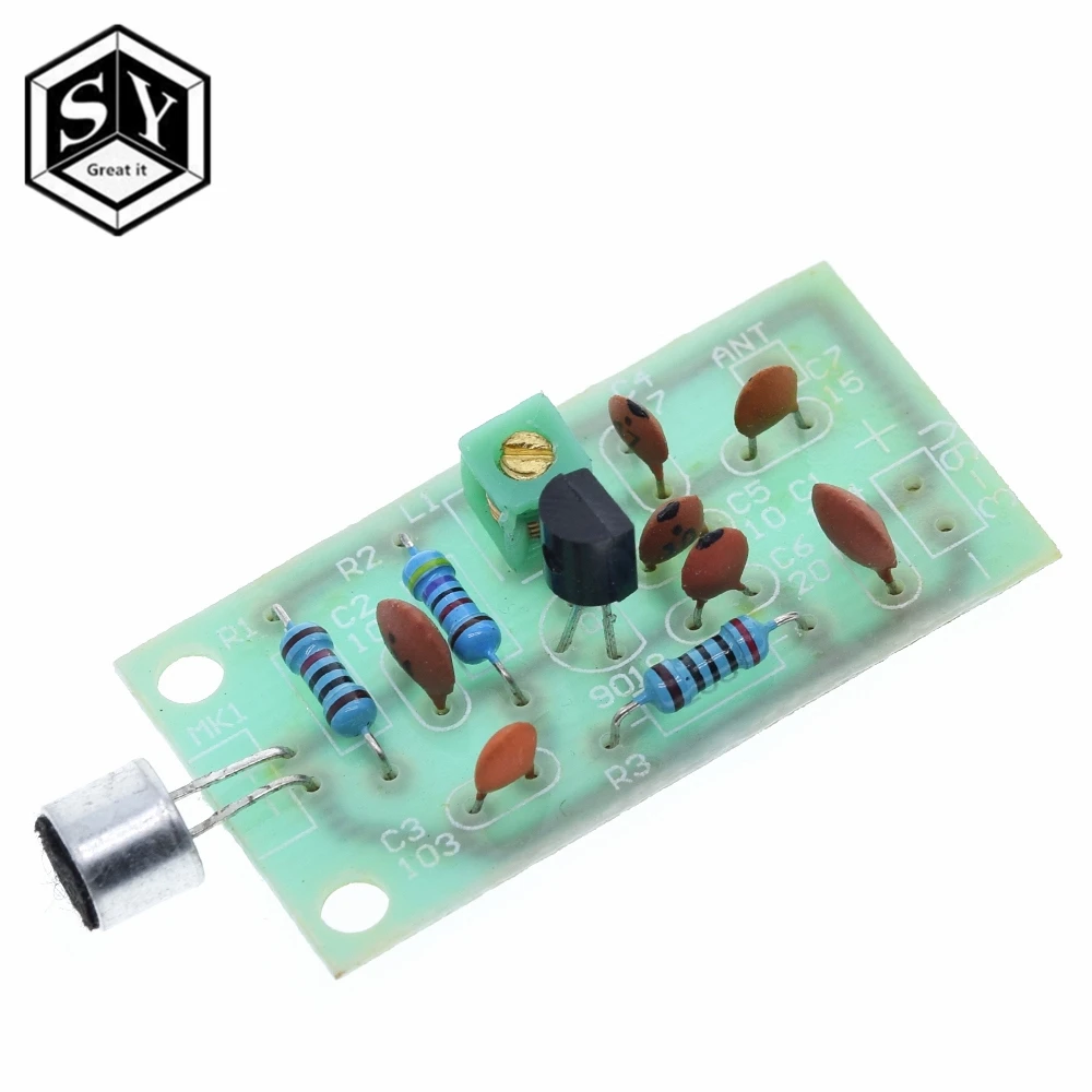 Модуль fm-передатчика GREAT IT 1 шт. мини-беспроводной микрофон Ham радиочастотная