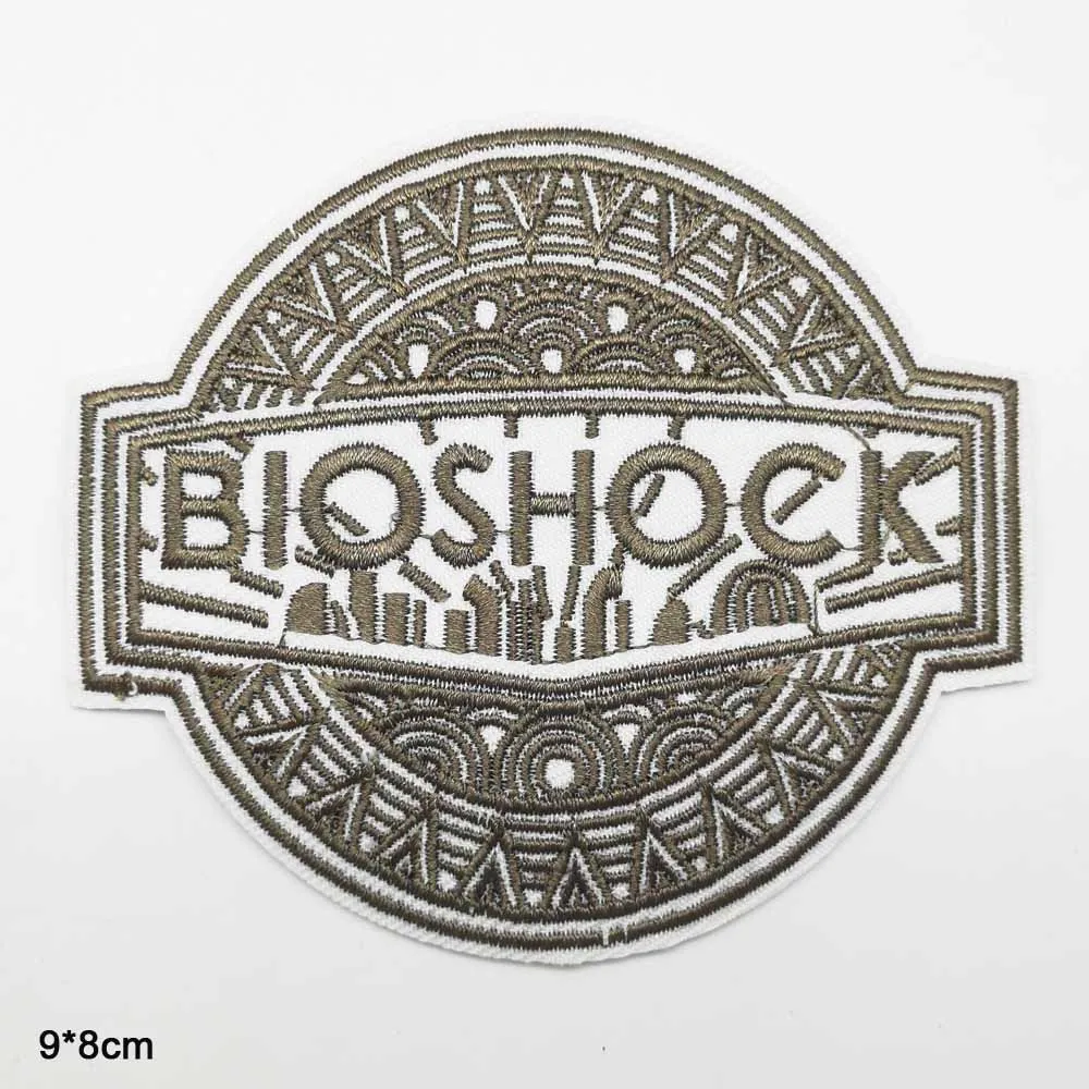 Тканевые нашивки для одежды с вышивкой Bioshock оптовая продажа девочек и мальчиков |