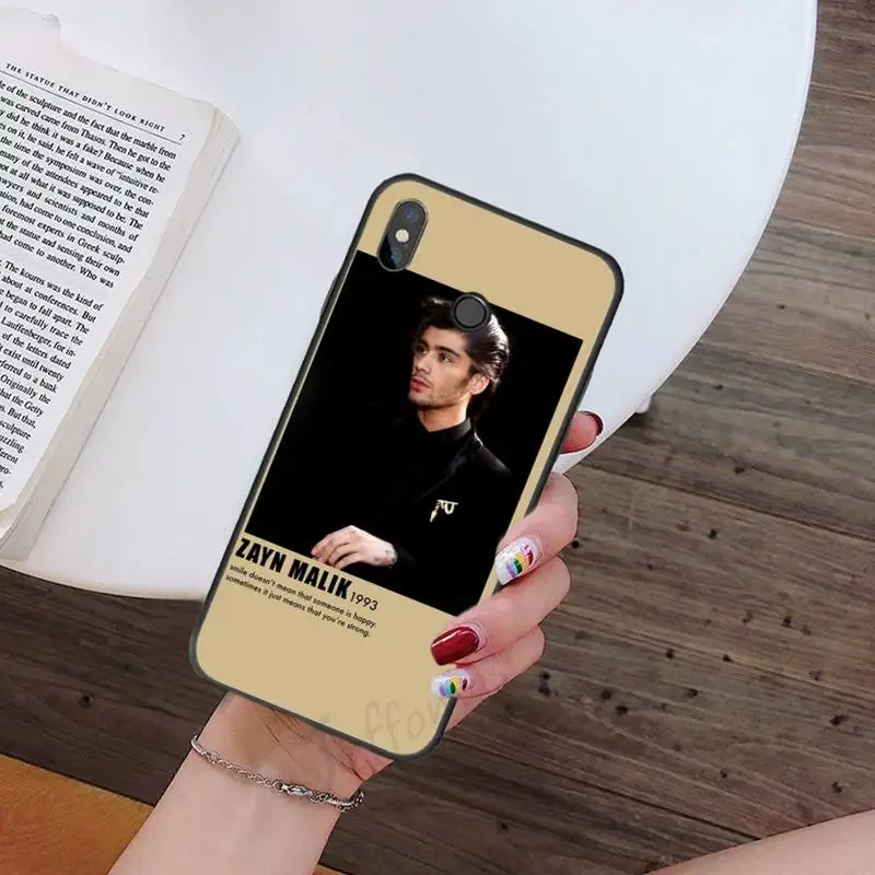 

Zayn Malik famous Singer high quality luxury Phone Case coque For Xiaomi Redmi note 7 8 9 t k30 max3 9 s 10 pro lite