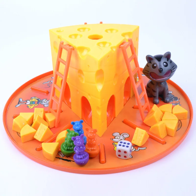 Классические настольные игры игрушки для кошек и мышей пирожных сыра