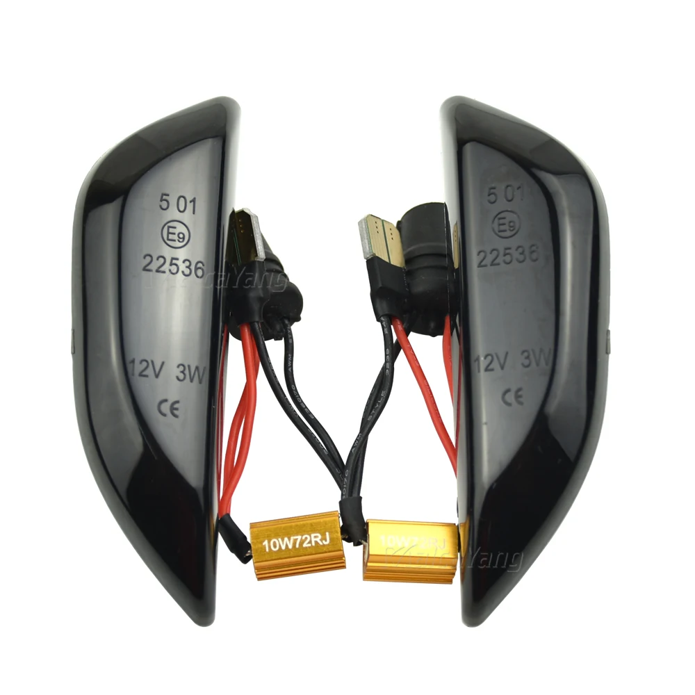 Светодиодный динамический боковой маркер указатель поворота 2 шт. для Opel Mokka X