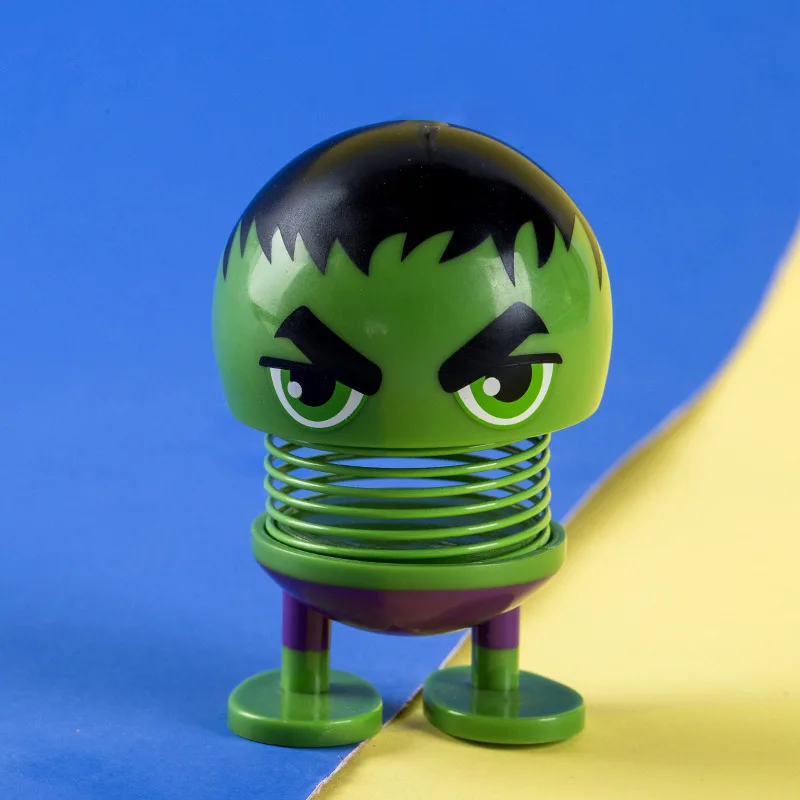 I Автомобильные украшения Дэдпул Marvel качающаяся голова кукла Фигурка Сидящая Модель Аниме мини кукла украшение автомобиля аксессуары для автомобиля - Название цвета: I