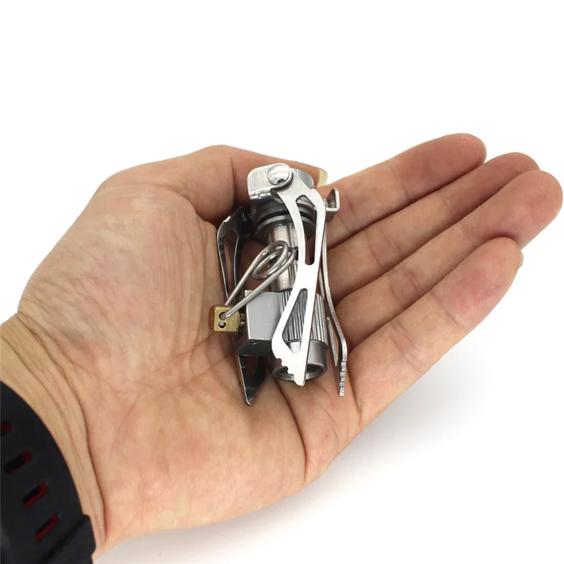 Мини кухонная Складная портативная газовая плита для кемпинга на открытом