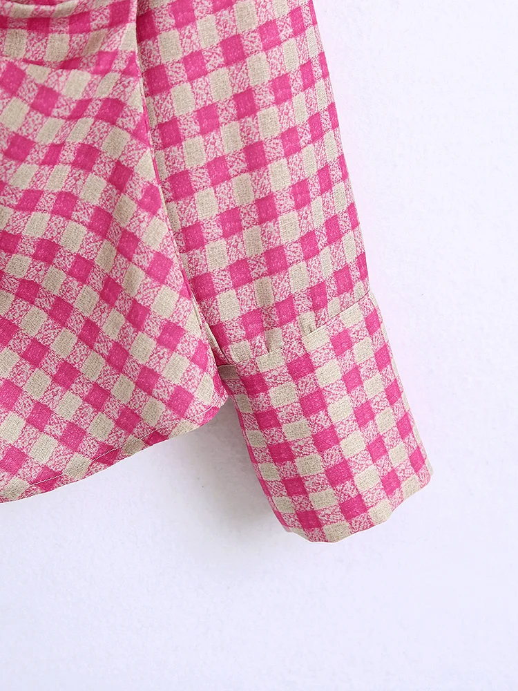 Топы женская одежда 2021 приталенная рубашка с зубчатым лацканом топ длинным