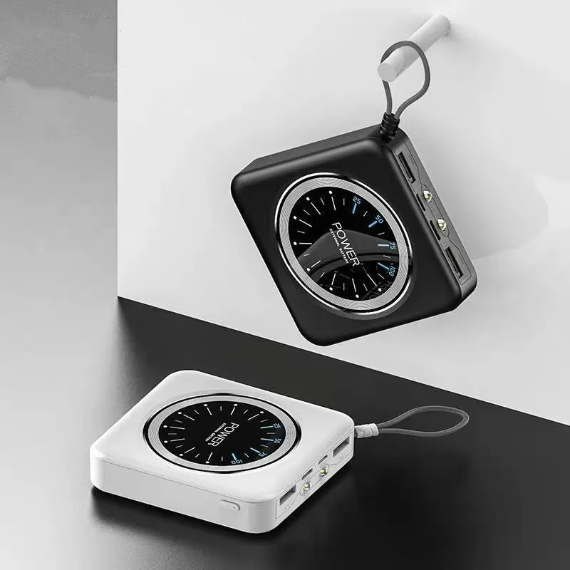 Мини банк силы 30000mAh Портативная зарядка USB повербанк Внешняя батарея зарядное