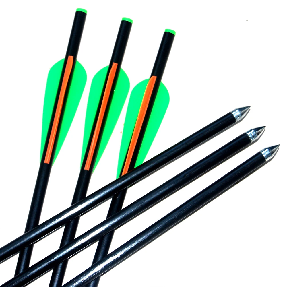 Стрелы из стекловолокна для охоты 6/12/24 шт.|arrow head|steel arrowsfiberglass arrows |
