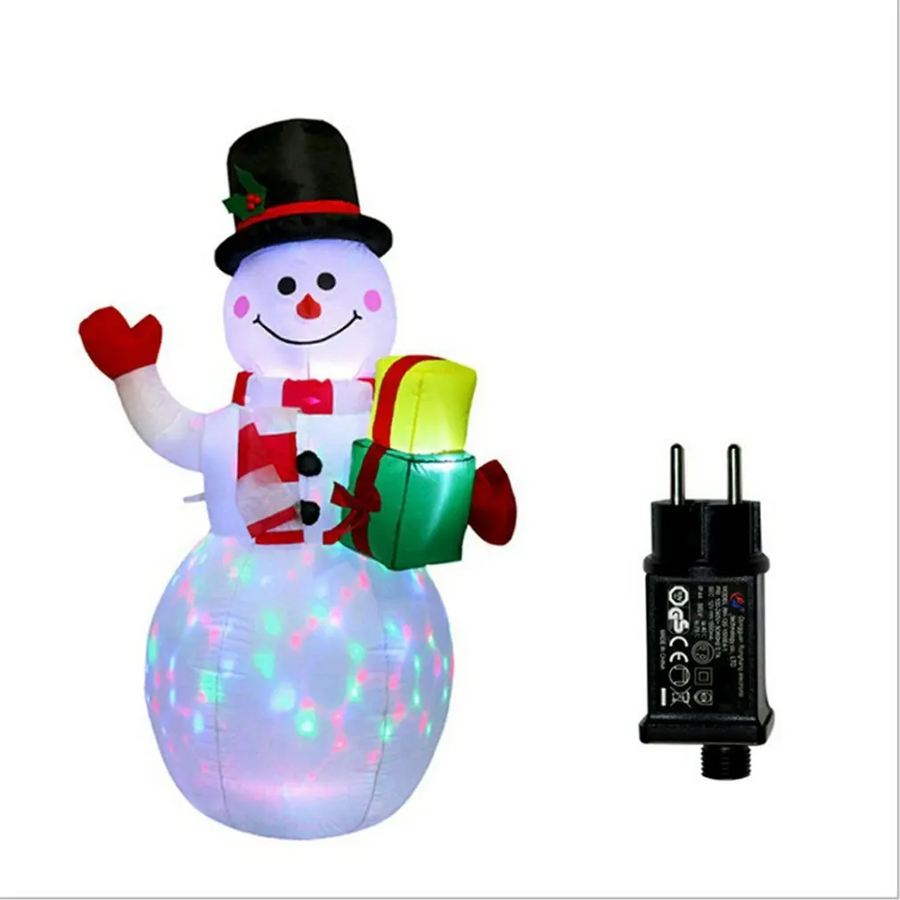 

Рождественская гирлянда ed, надувной снеговик со светодиодсветильник кой, декоративная игрушка, куклы со светодиодным Ярдом, реквизит для д...