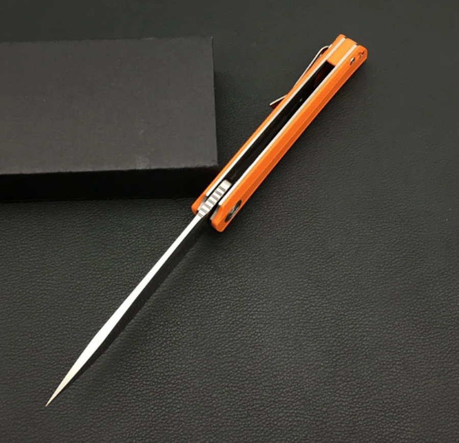 Высокое качество складной нож D2 лезвие G10 Ручка шарикоподшипник Кемпинг Открытый