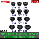 Зубчатый двигатель Surpass Hobby, 2 шт., M0.6, стальной редуктор, 5 мм, вал, Шестерня двигателя s 110 18 112, Радиоуправляемый автомобиль, бесщеточный, матовый, 17T-28T