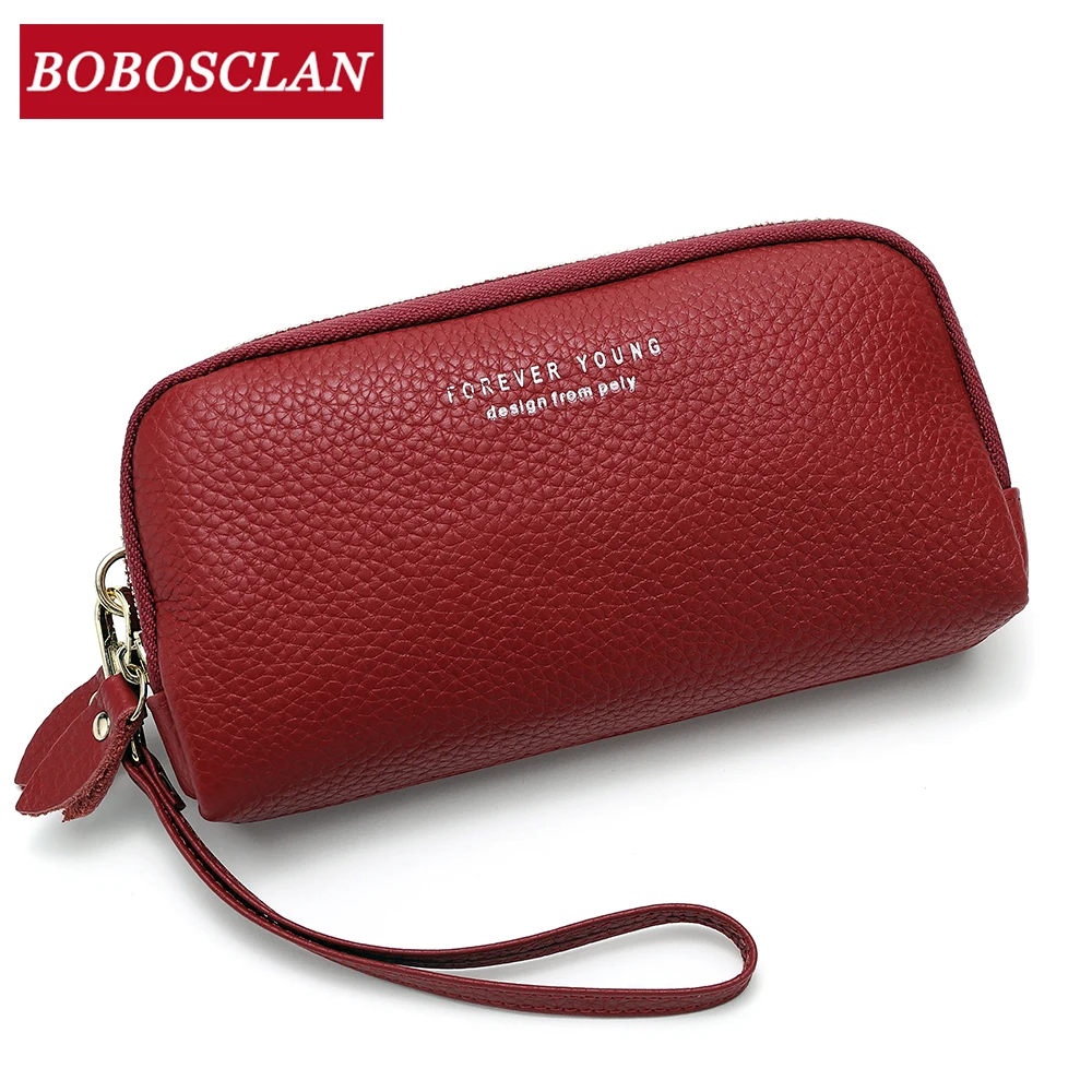 Модный женский кошелек из натуральной кожи женские длинные кошельки с карманами