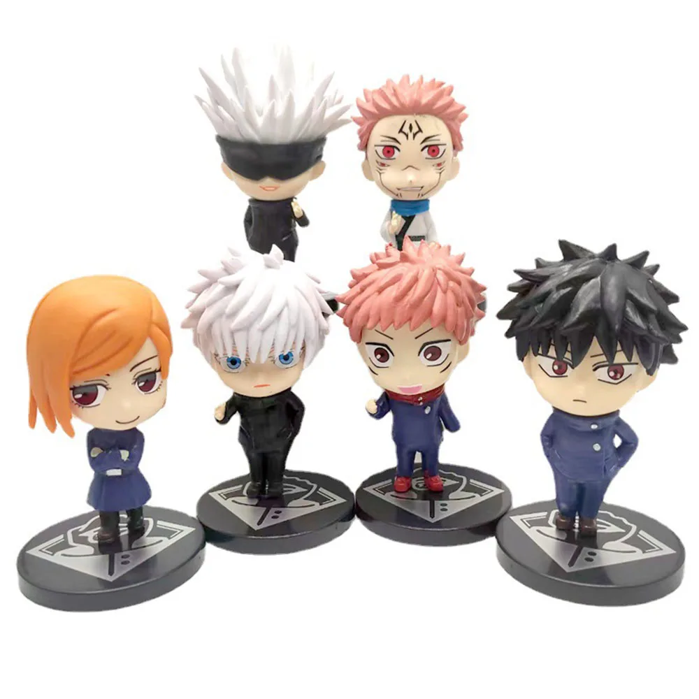 

6pcs/Set Anime Collection Action Figure PVC Model Dolls Megumi Gojo Satoru Fushiguro Figurines Kids Toys Gift