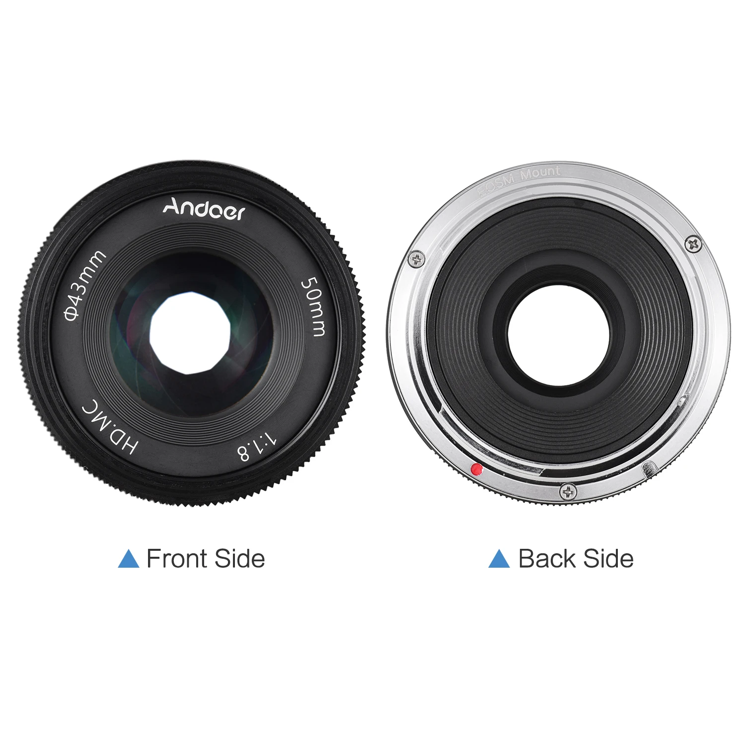 Andoer 50 мм F1.8 объектив цифровой камеры Большая диафрагма для Canon M2/ M3/ M5/ M6/ M10/ M100/ M50