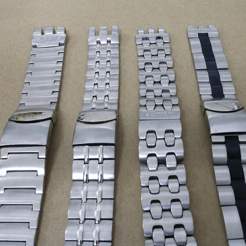 

Watch Accessories Bracelet for Swatch watch for men Stainless Steel Watch Band Folding Buckle Man's Watch Strap 18 20 22 23mm