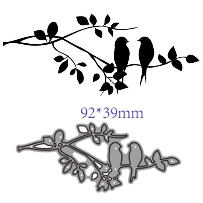 Металлические Вырубные штампы 2021 животных птиц украшения для скрапбукинга