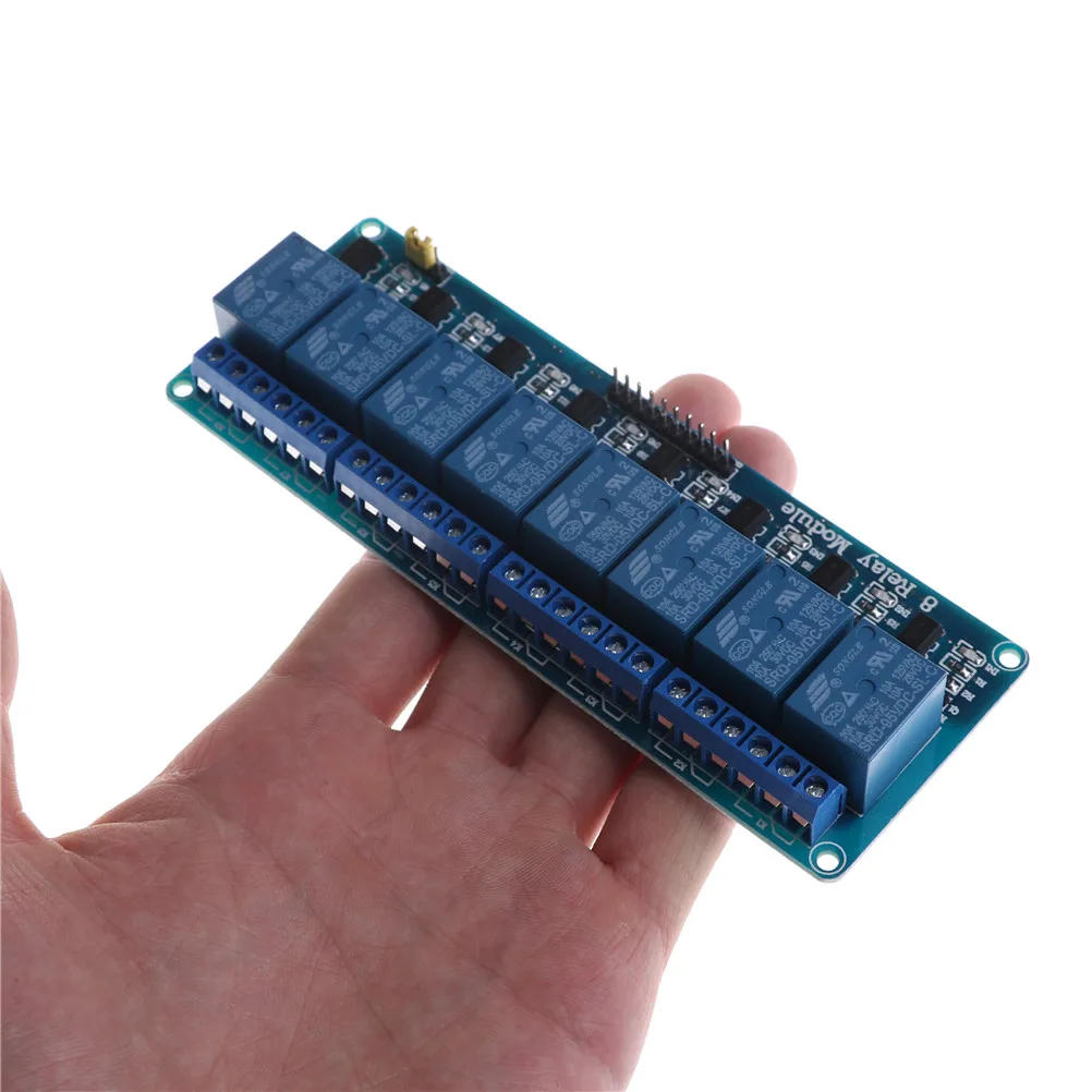 

1PC 12V 8-channel Relay Module Relay Modules Relay Control Panel PIC