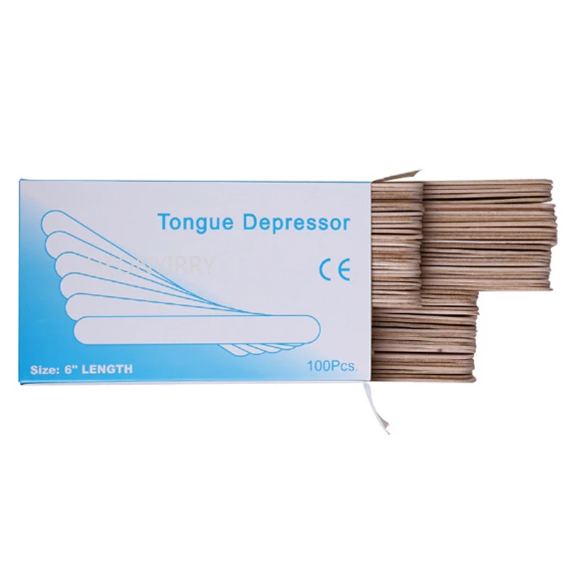 100 шт. одноразовые деревянные палочки для воска инструмент очистки удаления