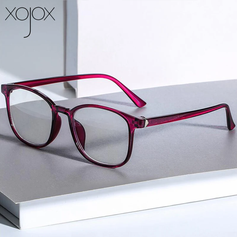 

XojoX Vintage Reading Glasses Women Square Presbyopia Anti-Blue Light Computer Men Hyperopia Eyeglasses +1.0 2.0 3.0 4.0