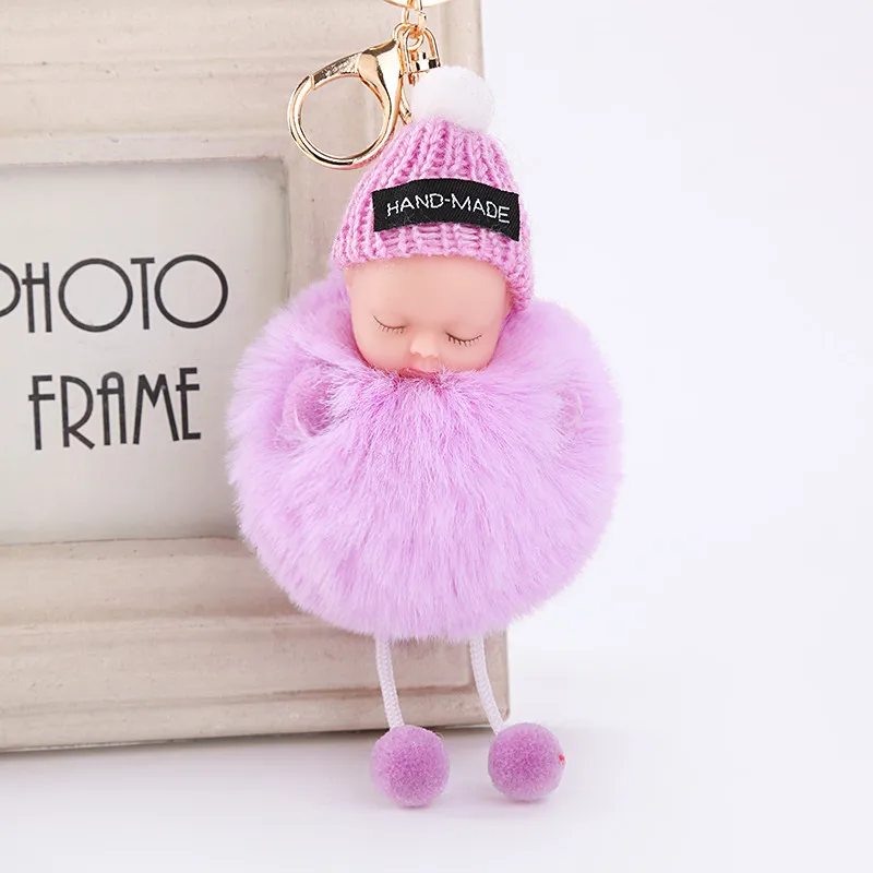 Модные красочные милые Спящая кукла с ногой брелок держатель сумка Подвеска