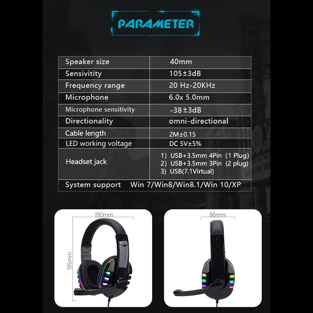 Стерео игровая гарнитура для Xbox PS5 PS4 PC 3 5 мм проводные наушники геймеров с