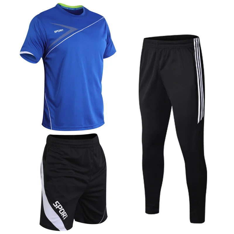 

2020 New Men's Tracksuit Badminton Sports Wear Clothes Running Jogging Sportswear Exercise Workout Gym Fitness Men's 3 Pcs Set