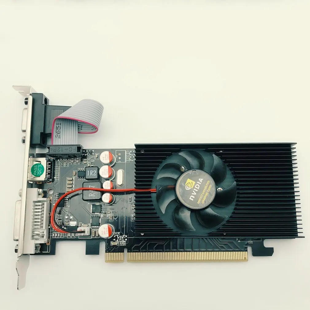 

NEW GeForce GT210 1GB 64bit DDR2 HDMI VGA/DVI Video Card Large and Small Chassis Computer Game Graphics
