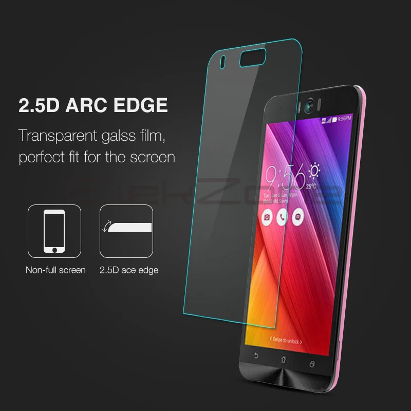 Закаленное стекло 9h для ASUS Zenfone Selfie ZD551KL HD защитное 2.5D Asus стеклянная плёнка |
