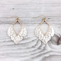 zwpon 2020 morocco hammered teardrop earrings for women geometric statement earrings jewelry wholesale