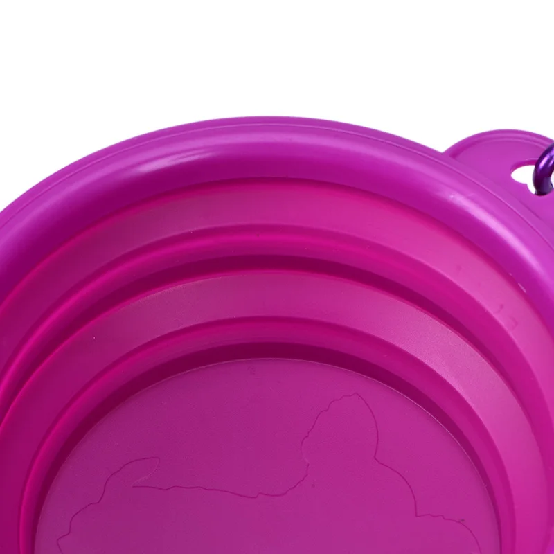 1 шт. портативная миска для путешествий собак контейнер воды складной