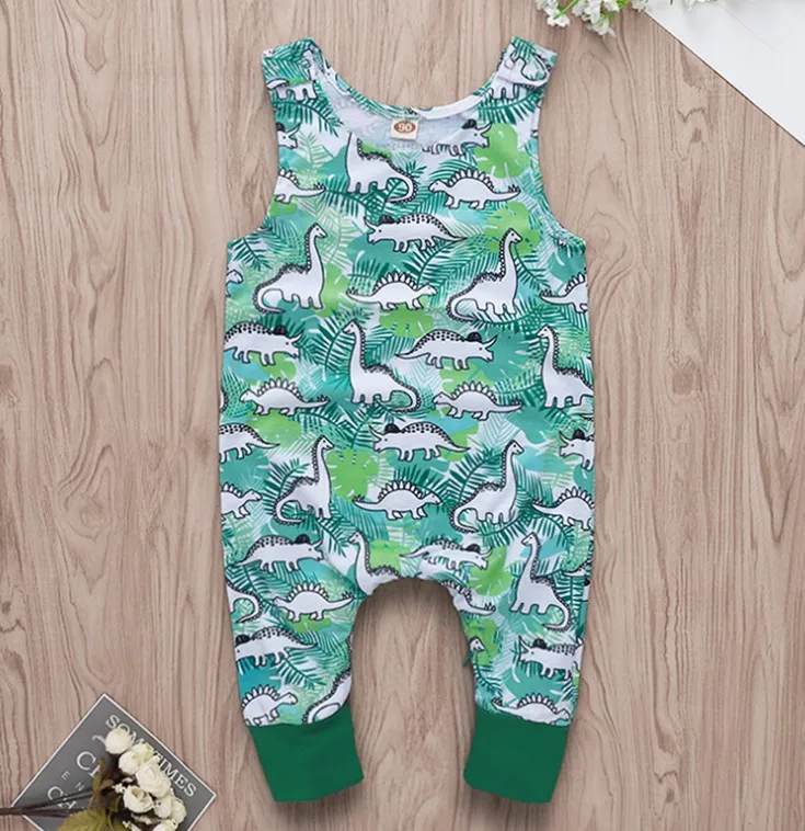 dinosaur F Новые детские комбинезоны, пальто с принтом дельфина медузы, одежда для малышей, Комбинезоны для маленьких девочек - Цвет: dinosaur F