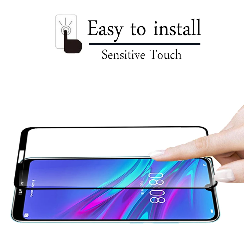 9H для huawei y7 закаленное стекло полное покрытие для huawei y7 устойчивый к царапинам чехол huawey Y 7 y72019 на для huawei y7