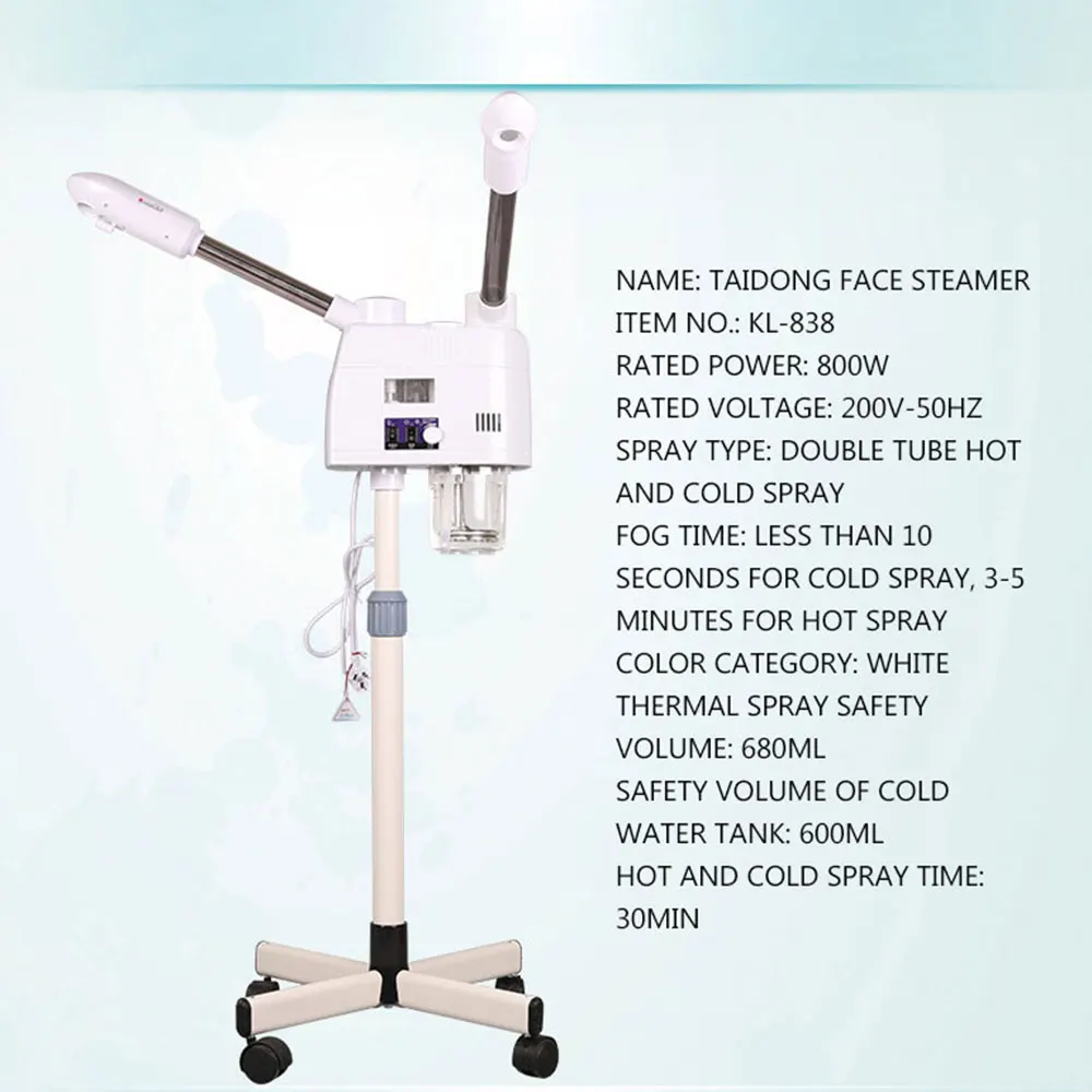 Аппарат для горячего и холодного распыления салона красоты паровой аппарат лица