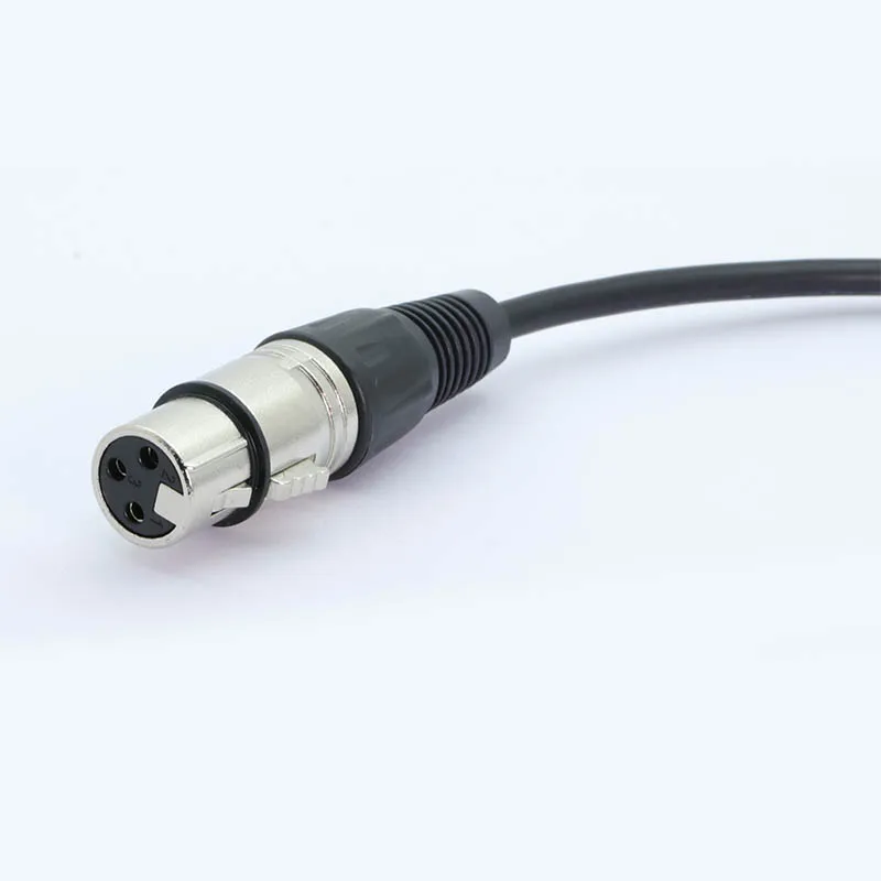 

10PCS/lot Y Type XLR Balanced Cable 3 Pin XLR 2 Male to 1 Female Microphone Extension Cable for Audio Mixer Amplifiers 0.3M 1FT