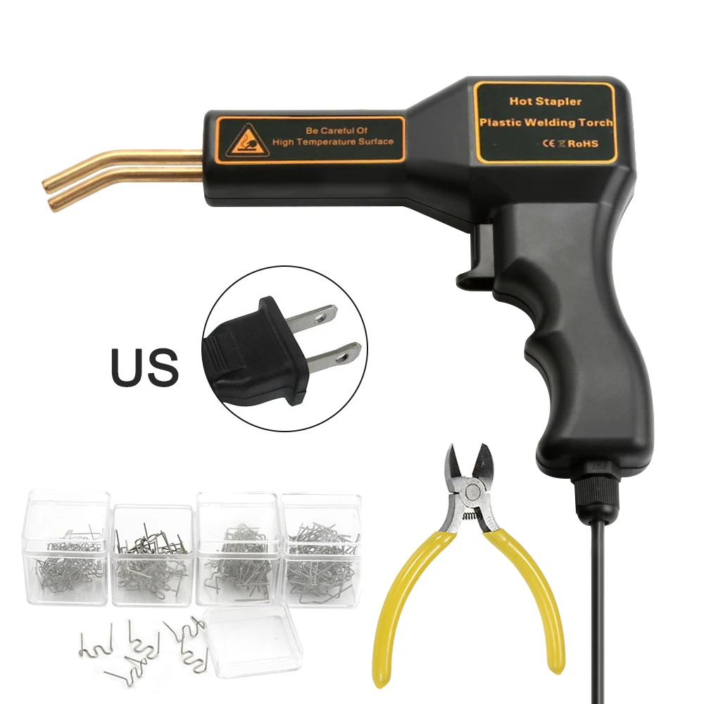 

Car Bumper Repair Kit Welding Repairing Machine 30W Hot Stapler Plastic Welding Machine Welder Gun Repair EU/US Plug