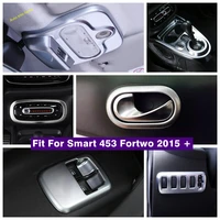 accessories lift button door bowl panel reading lights gear box air ac vent cover trim for smart 453 fortwo 2015 2021
