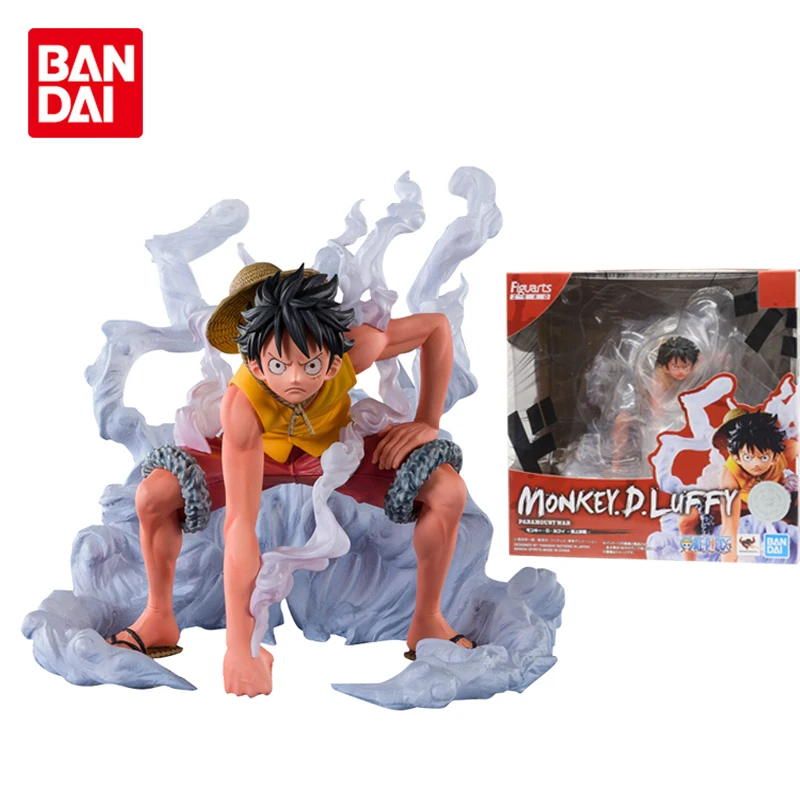 Bandai Genuine Figuarts ZERO ONE PIECE Monkey D. Luffy Gear Second Paramount War Anime Action Figures Toys Gifts for Children