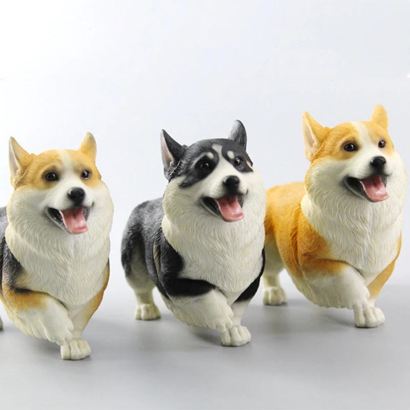 Креативная Миниатюрная модель животного маленькая скульптура из смолы домашний